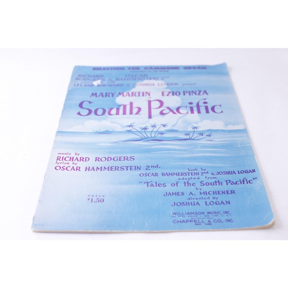 South Pacific, Selections For Hammond Organ, Songbook, Musical, 1304